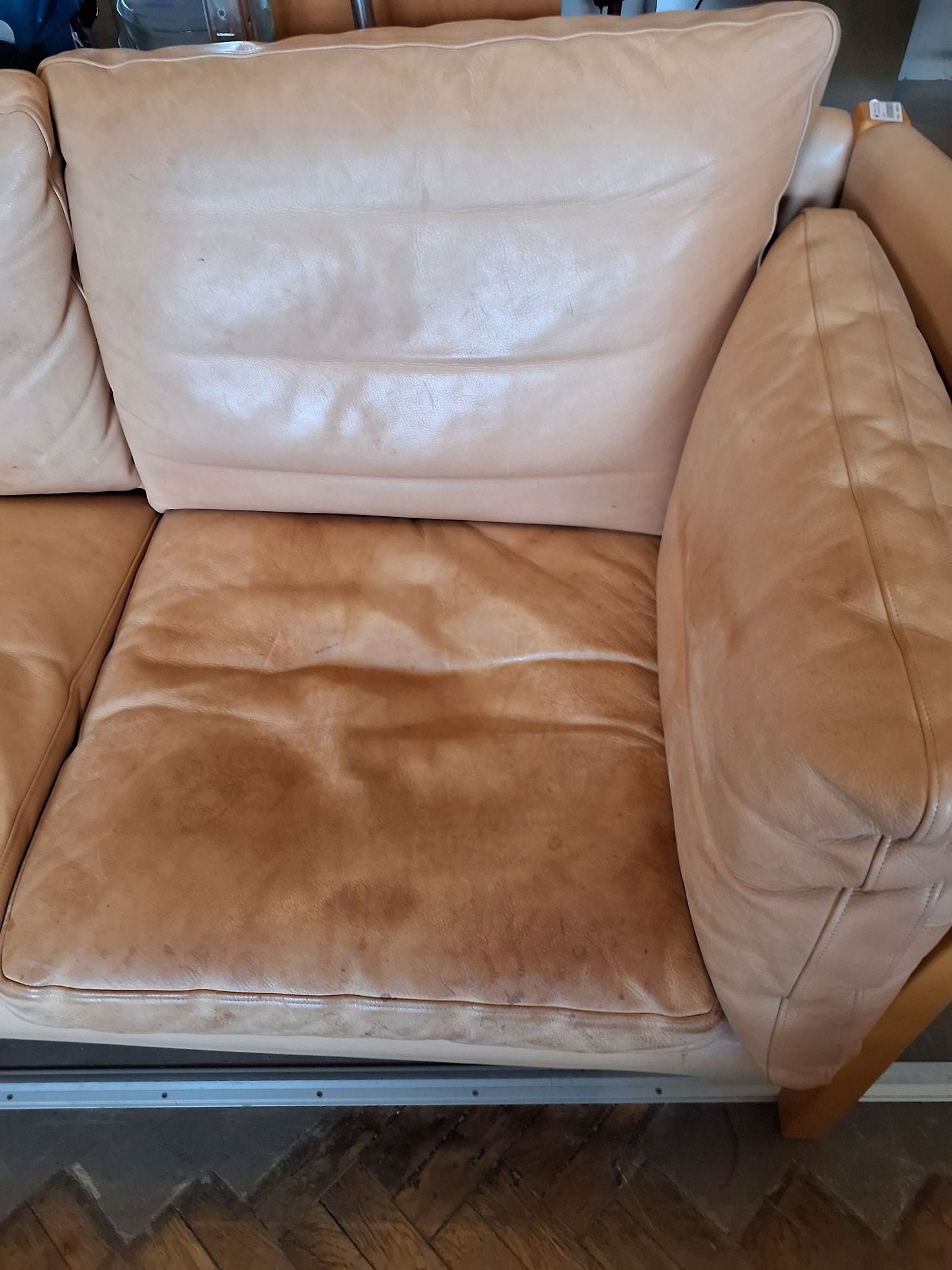 3-personers lædersofa